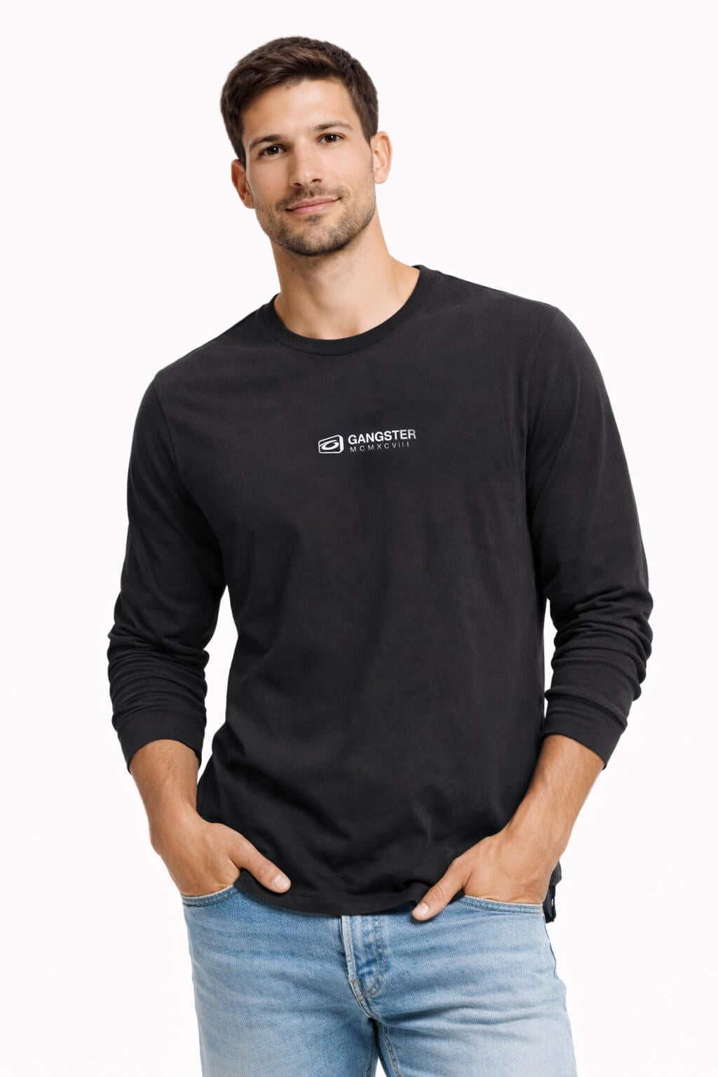 POLERA ML FIELD NEGRO - 1