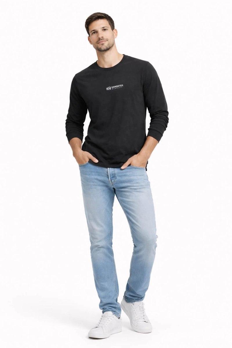 POLERA ML FIELD NEGRO - 4