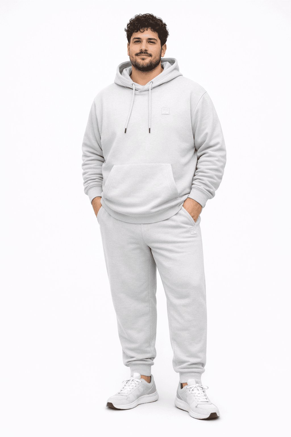 PLUS BUZO JOGGER MOVE GRIS - 4