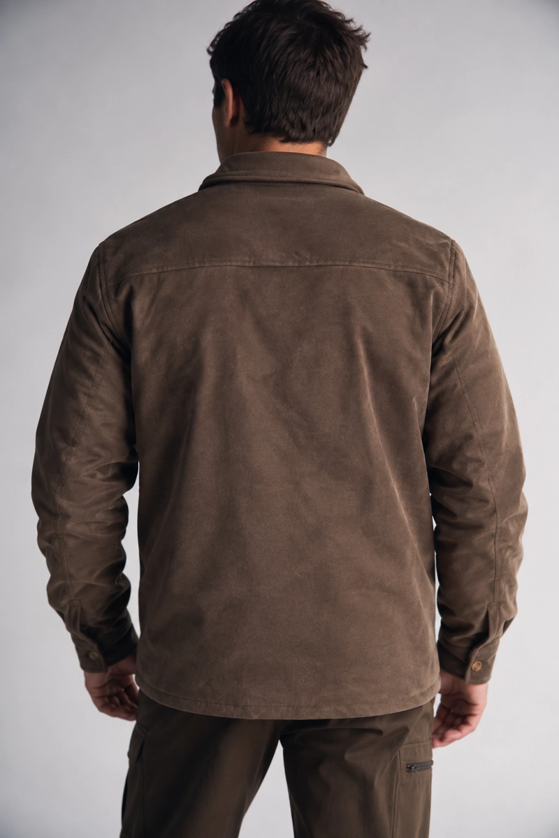 CHAQUETA OVERSHIRT CALM NEGRO - 2