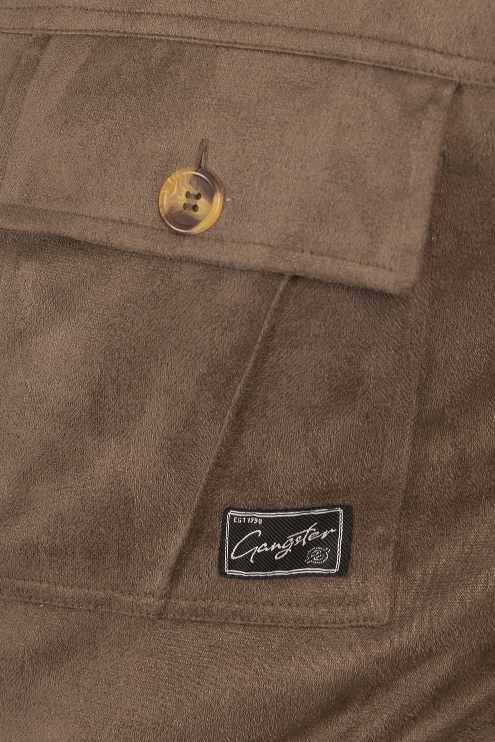 CHAQUETA OVERSHIRT CALM NEGRO - 4