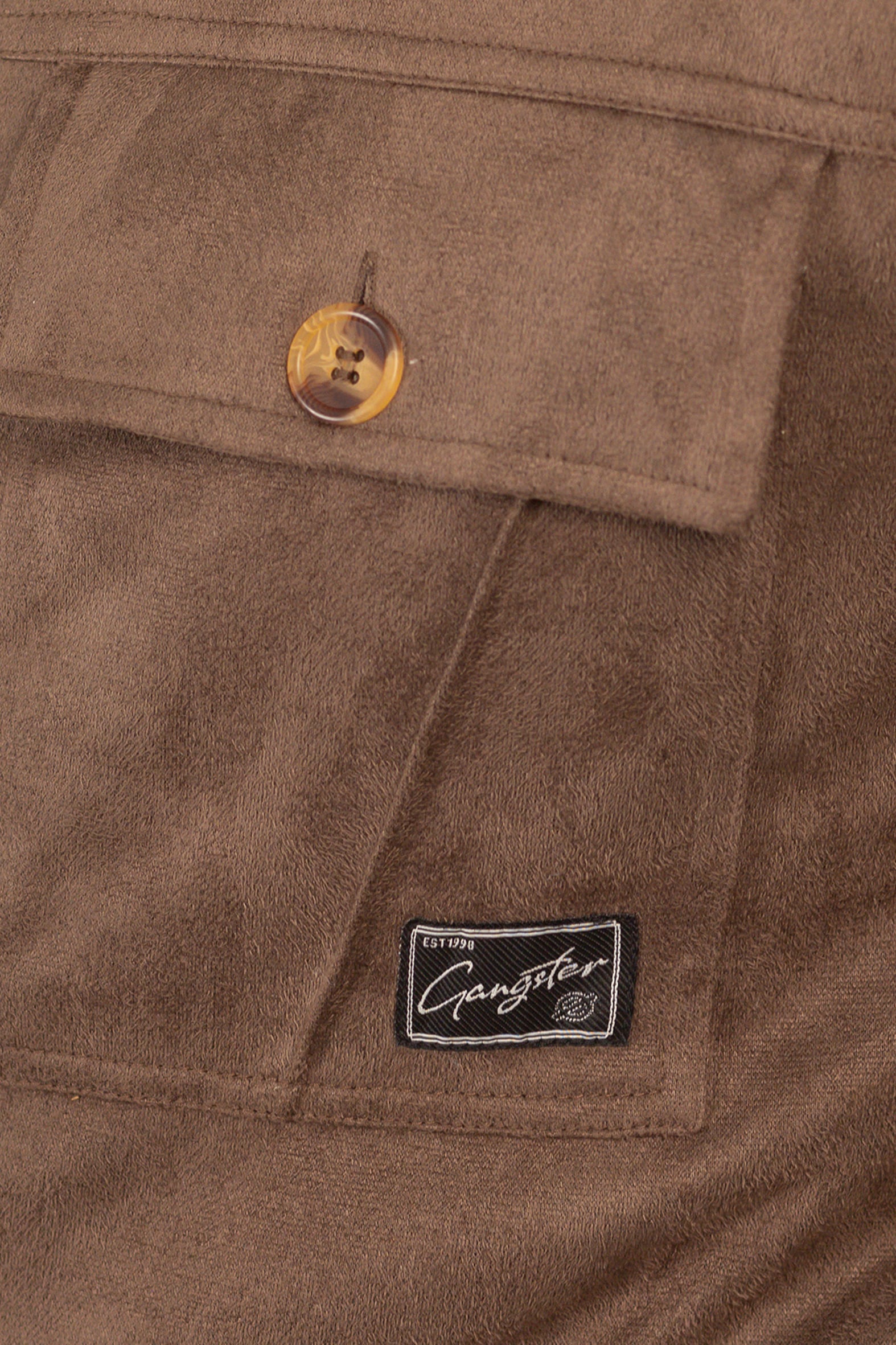 CHAQUETA OVERSHIRT CALM NEGRO - 4