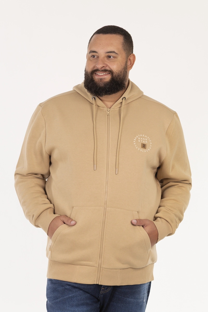 PLUS POLERON FULLZIPPER KEEP BEIGE - 1