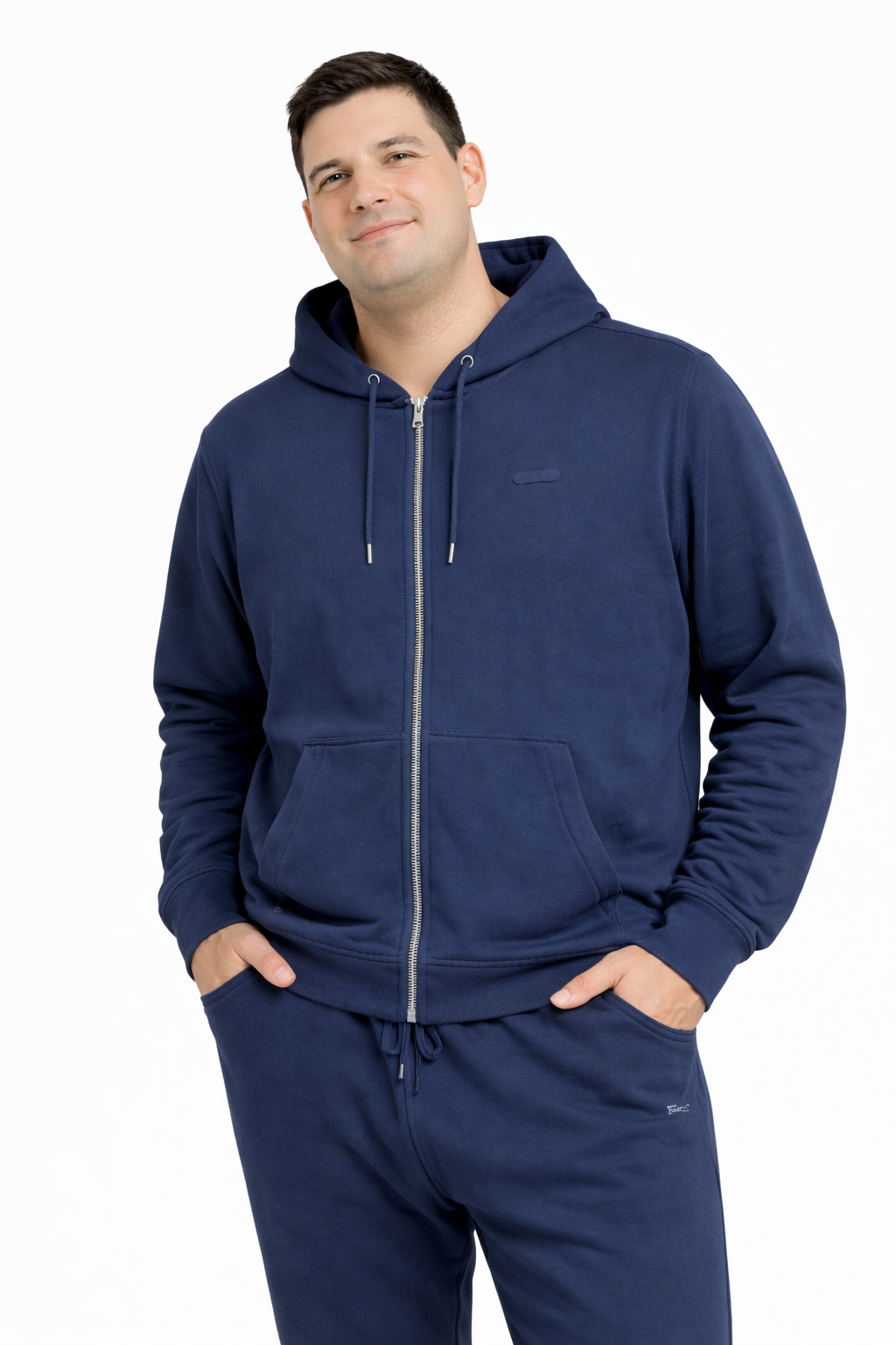 PLUS POLERON FULLZIPPER PASSAGE AZUL MARINO - 1