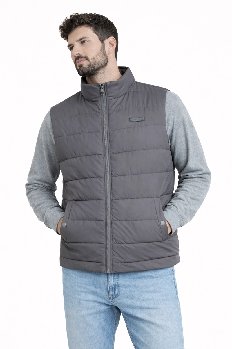PARKA PUFFER ELEMENT GRIS - 1