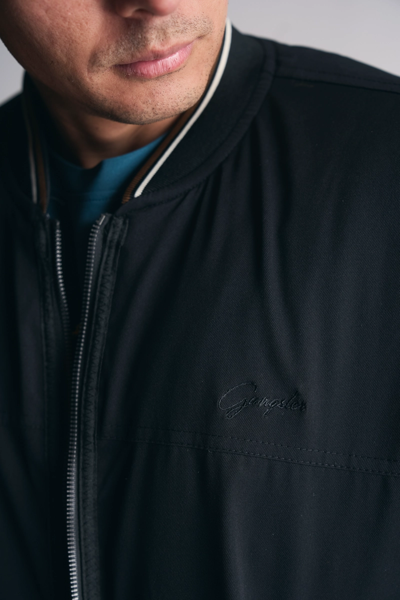 CHAQUETA BOMBER NEUTRAL NEGRO - 3