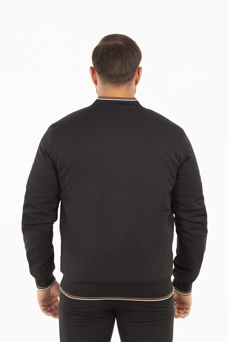 CHAQUETA BOMBER NEUTRAL NEGRO - 6