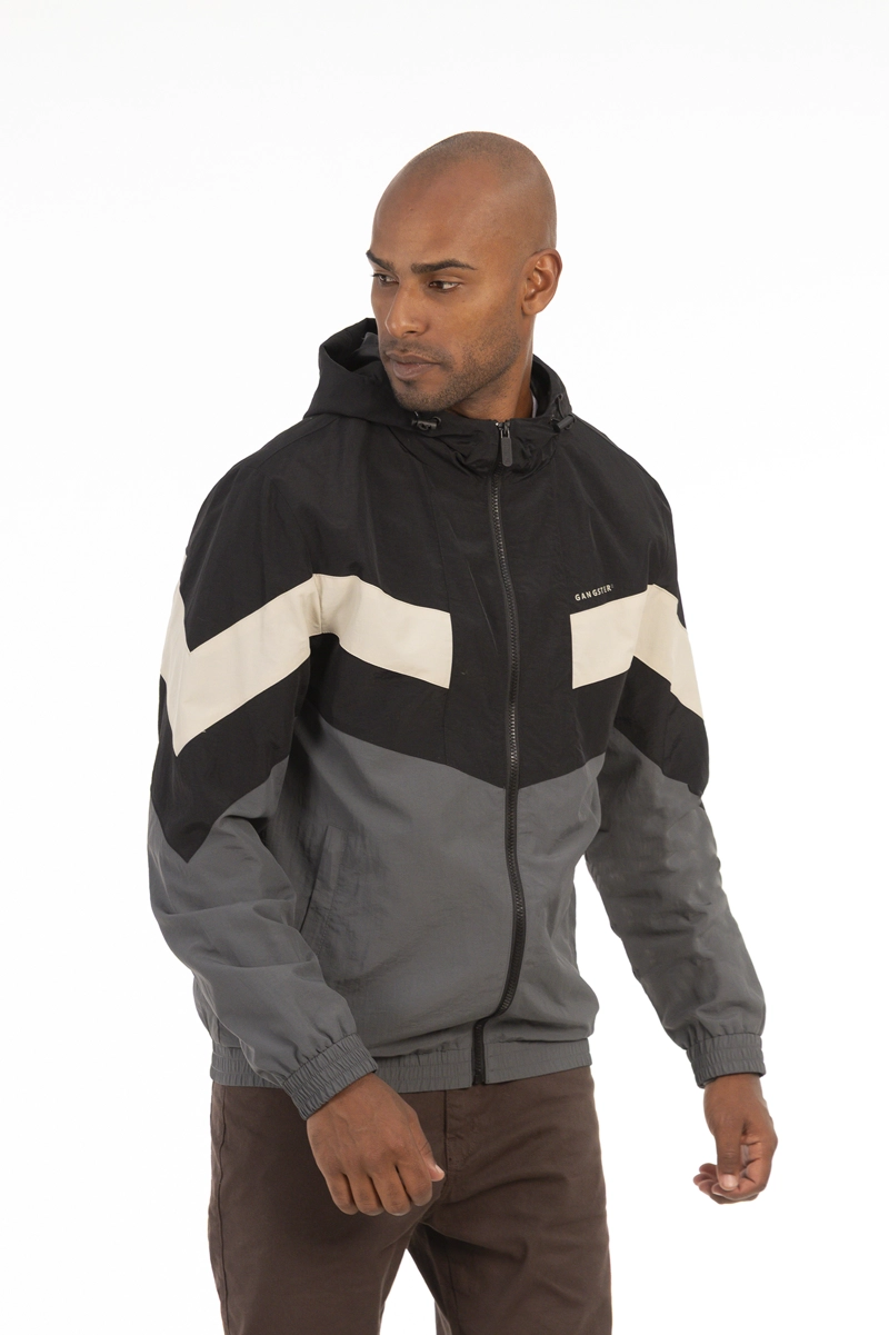 CORTAVIENTO DEPORTIVO LABEL NEGRO - 6