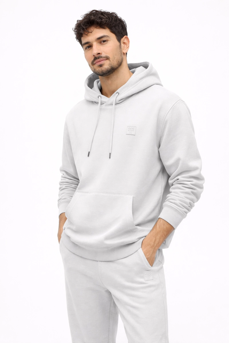 POLERON HOODIE MOVE GRIS - 1