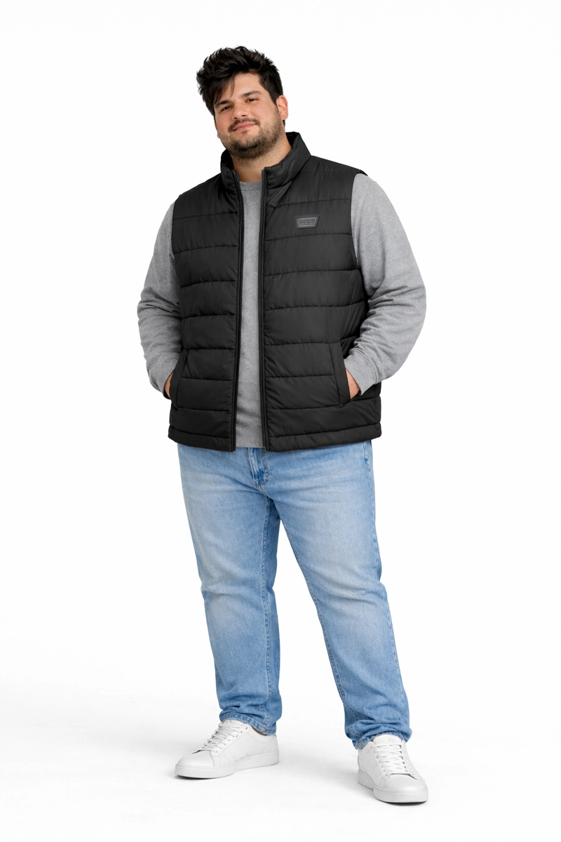 PLUS PARKA PUFFER ELEMENT NEGRO - 4