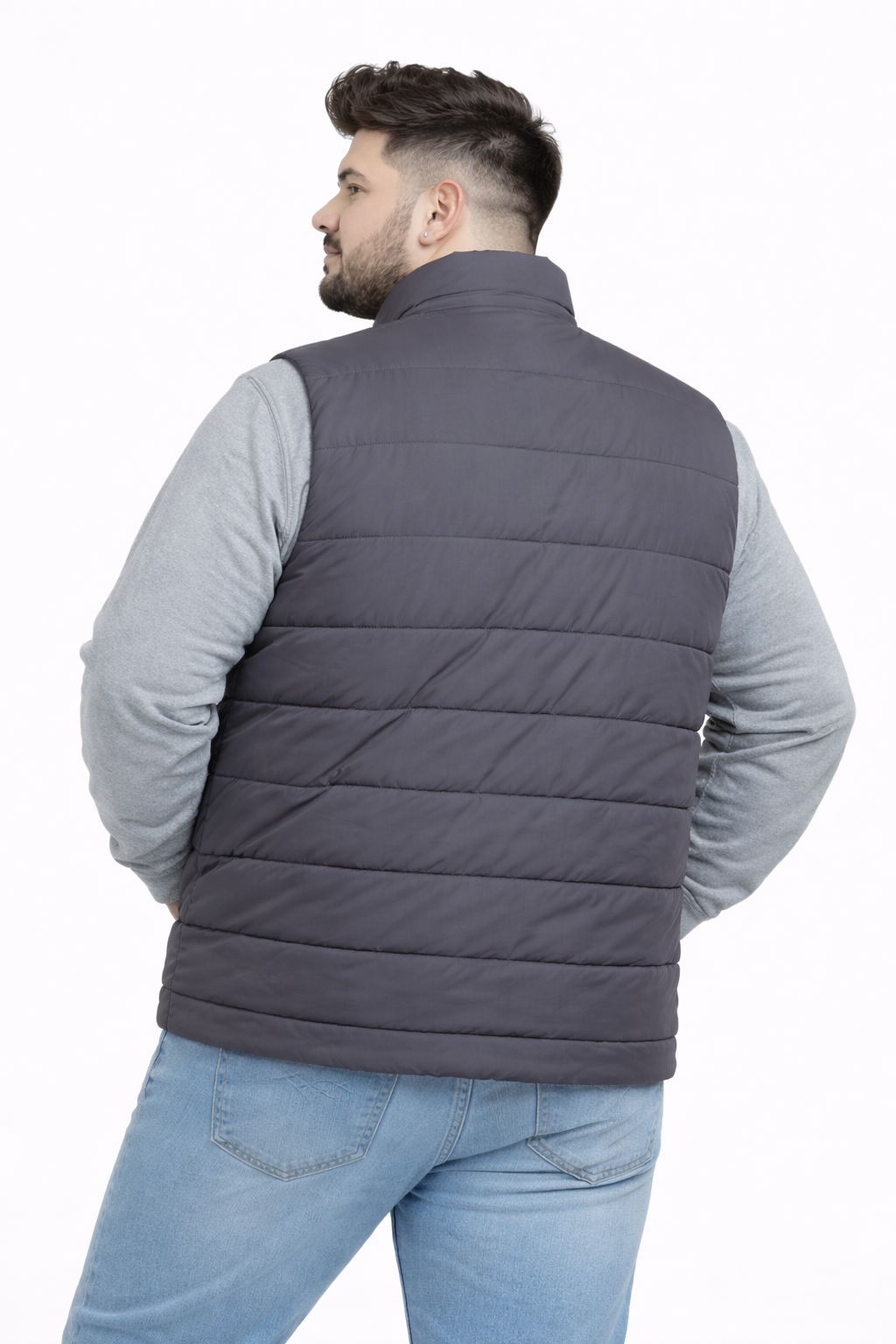 PLUS PARKA PUFFER ELEMENT GRIS - 2