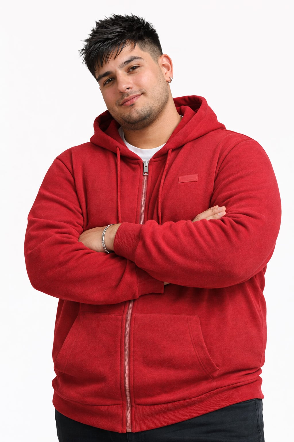 PLUS POLERON FULLZIPPER LINK ROJO - 1