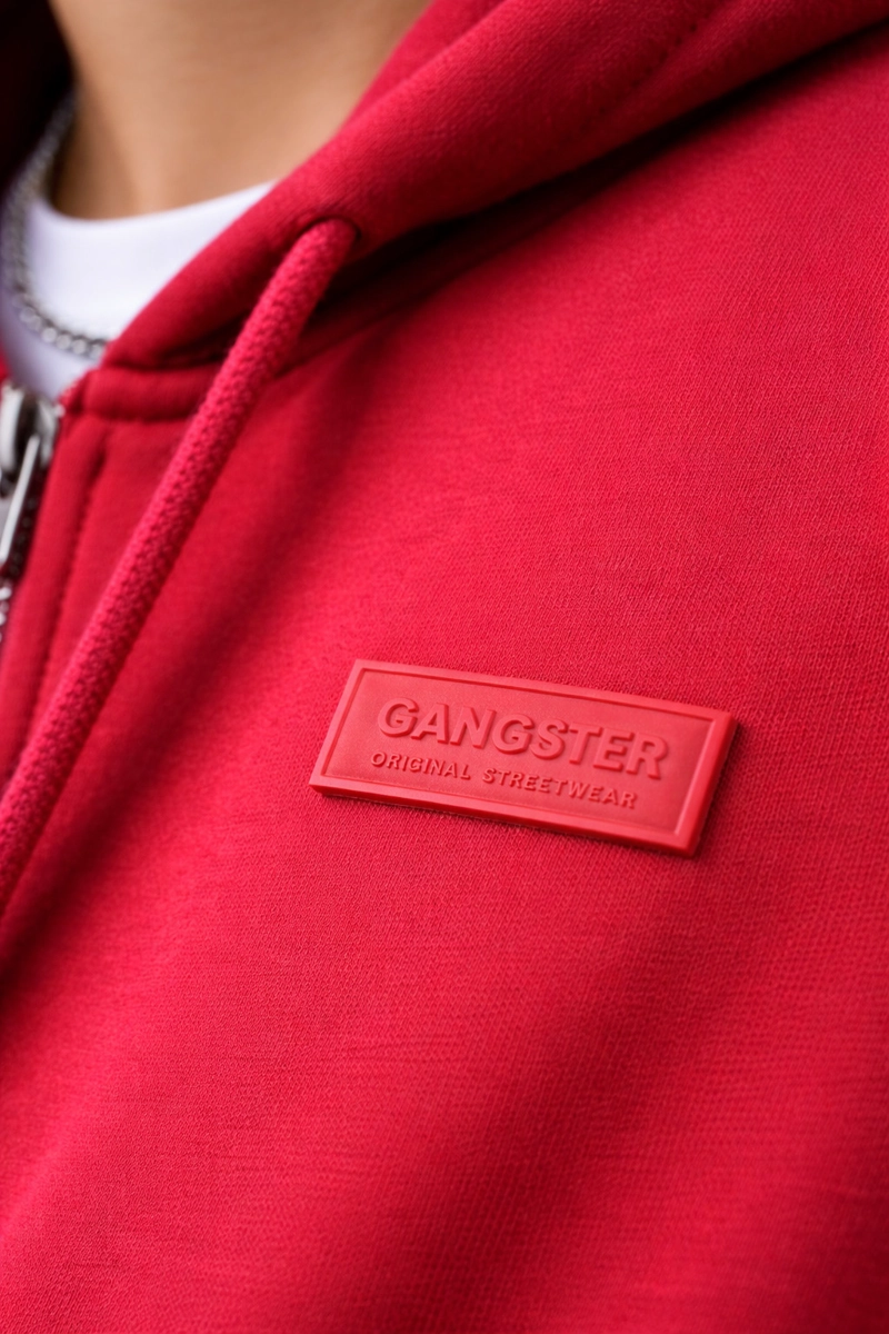 PLUS POLERON FULLZIPPER LINK ROJO - 3