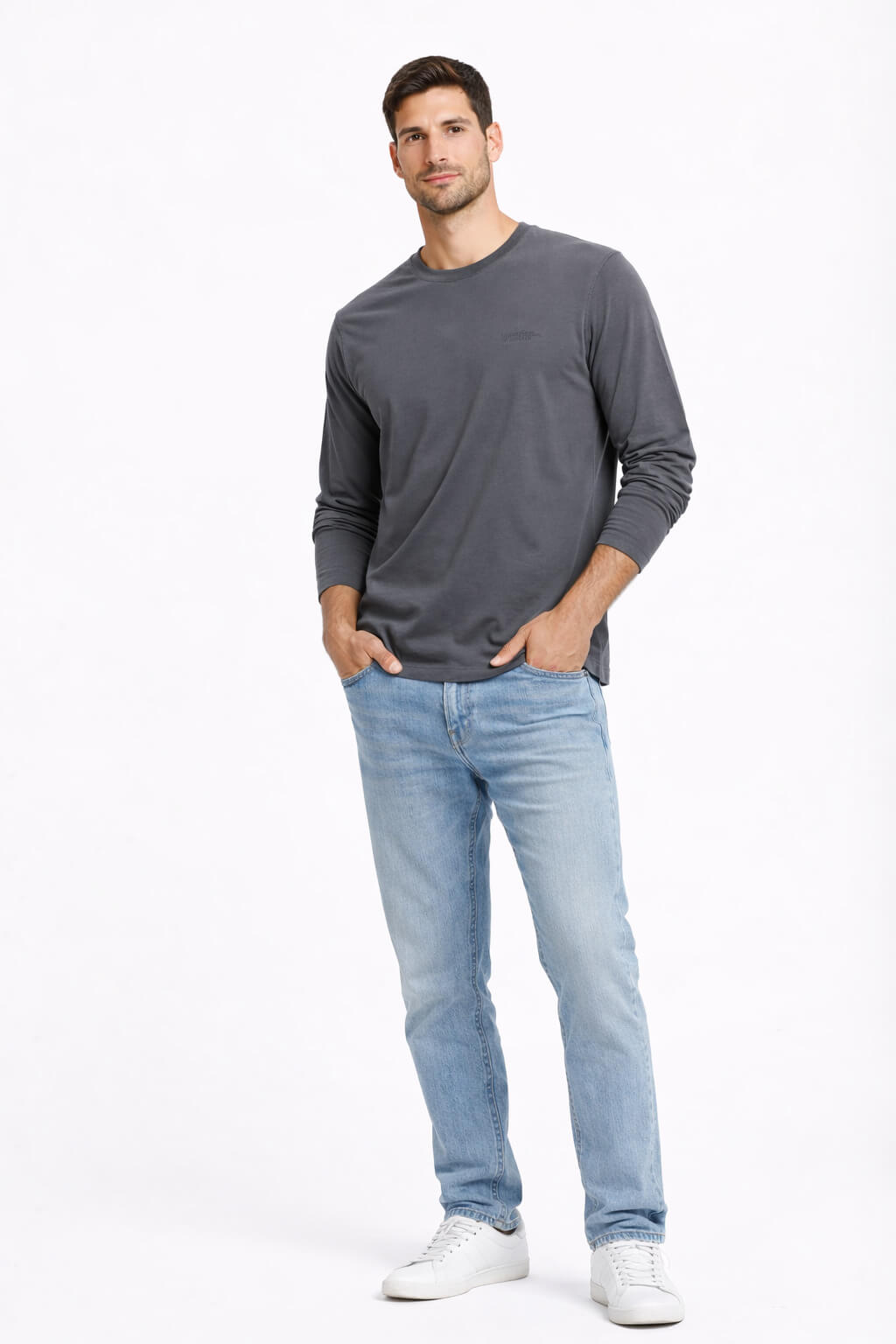 POLERA ML FIELD GRIS - 4