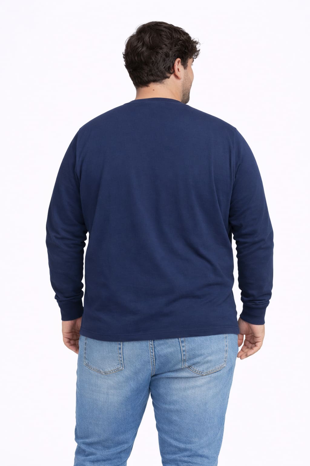 PLUS POLERA ML FIELD AZUL MARINO - 2