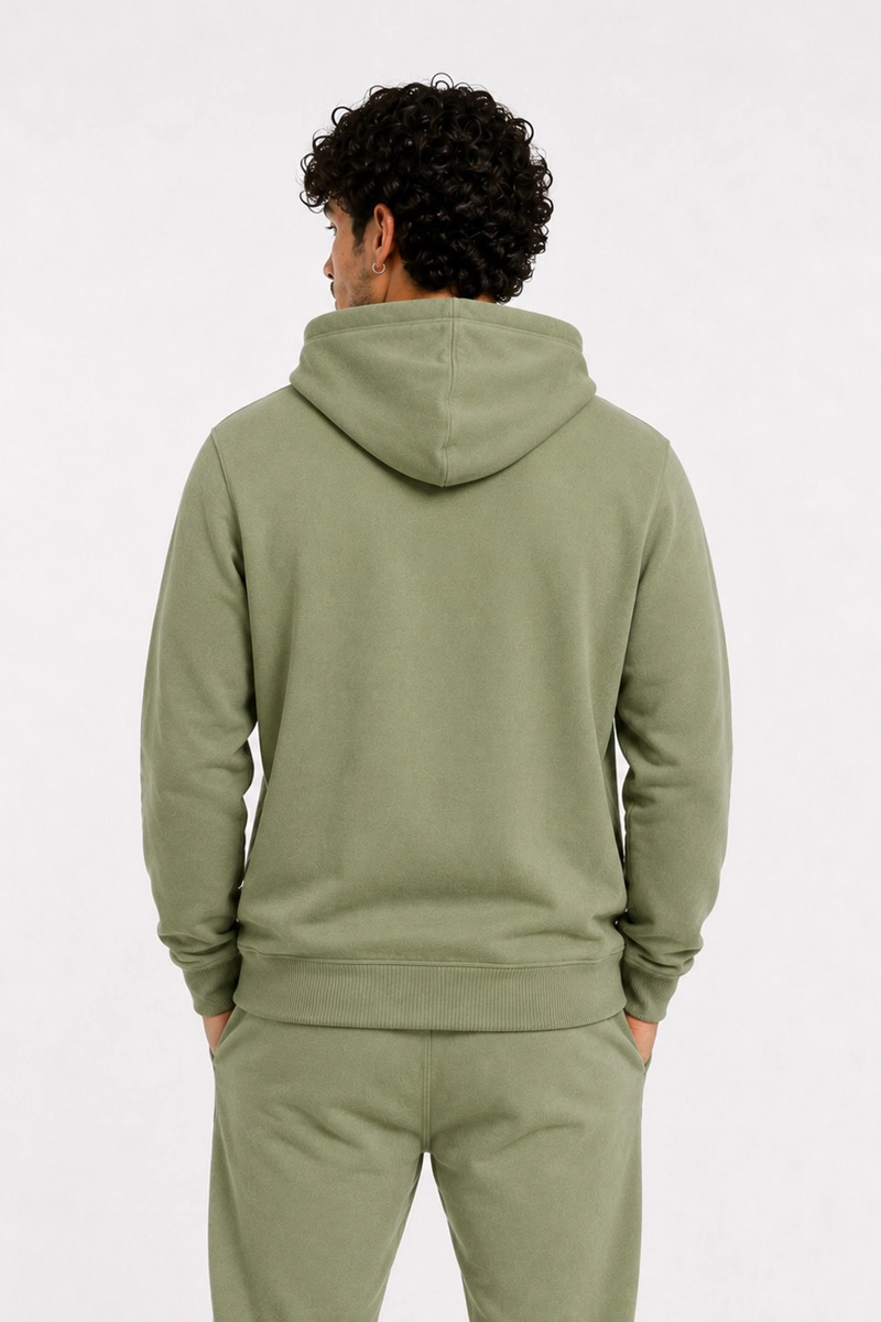 PLUS POLERON FULLZIPPER STEP VERDE OLIVA - 2