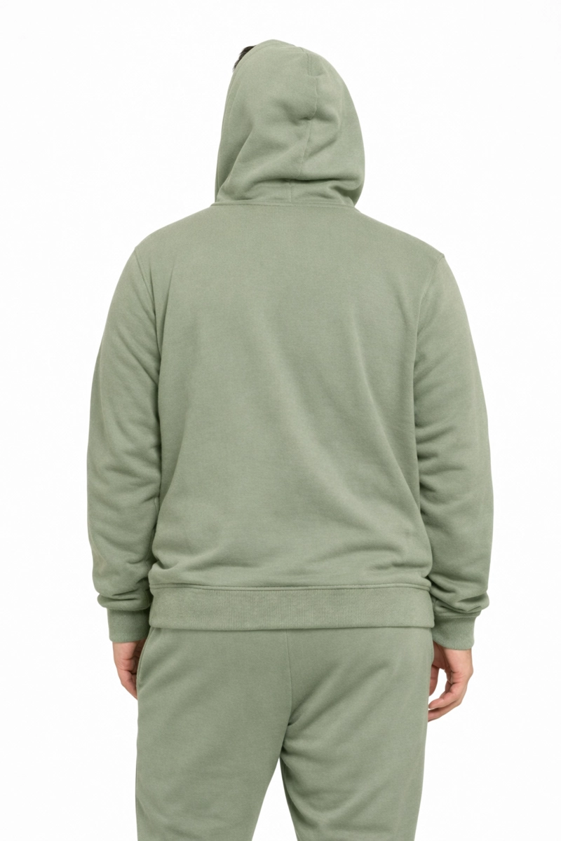 PLUS POLERON FULLZIPPER STEP VERDE OLIVA - 5