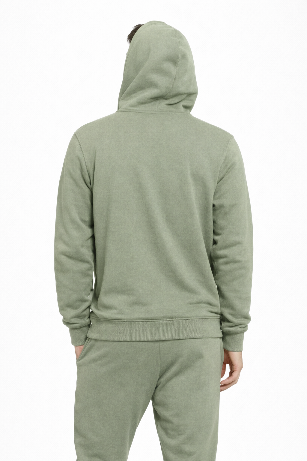 POLERON FULLZIPPER STEP VERDE OLIVA - 2