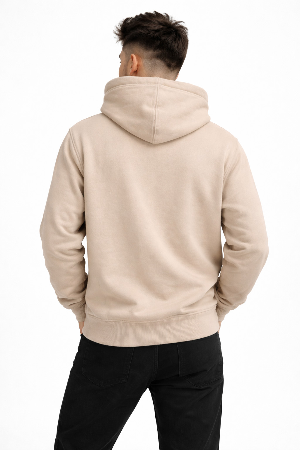 POLERON HOODIE MOVE BEIGE - 2