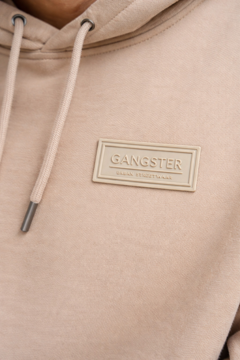 POLERON HOODIE MOVE BEIGE - 4