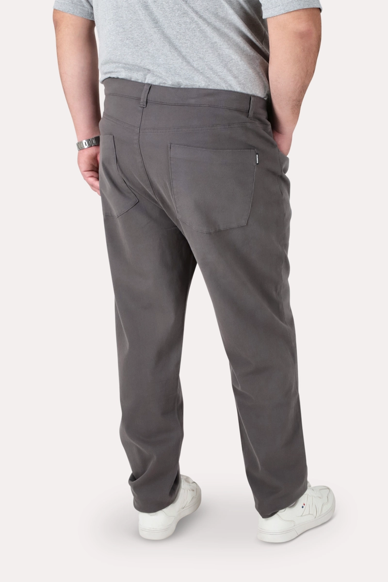PLUS PANTALON CANVAS LISO CHESTER GRIS - 2