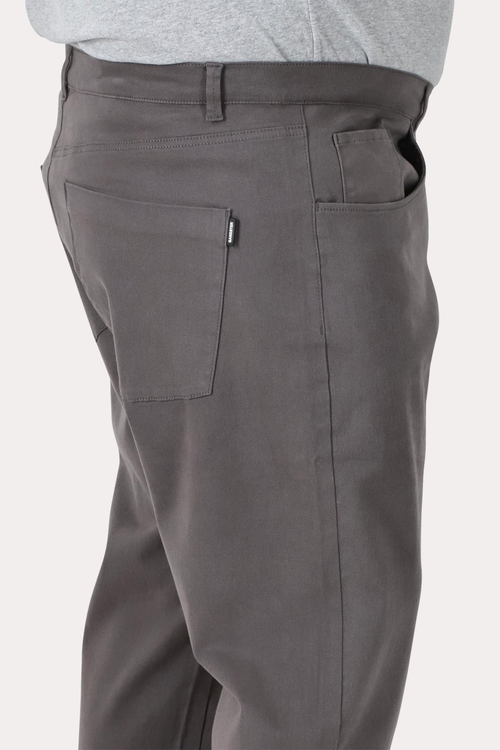 PLUS PANTALON CANVAS LISO CHESTER GRIS - 3