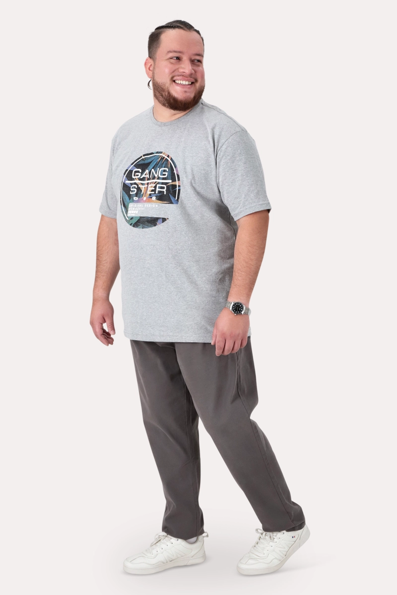 PLUS PANTALON CANVAS LISO CHESTER GRIS - 4