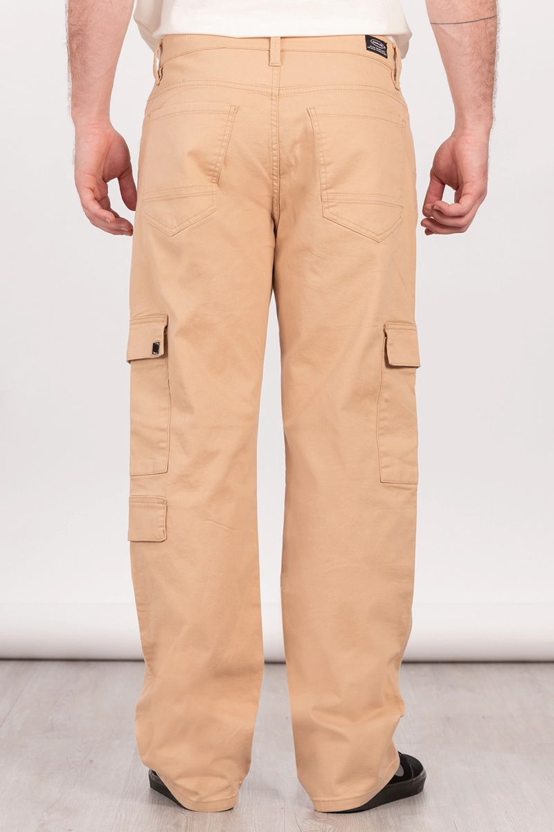 PANTALON CANVAS CARGO STEEL BEIGE OVERCORE - 2
