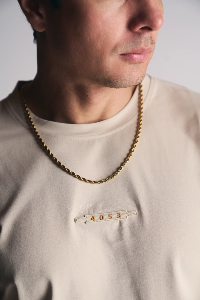 PLUS POLERA MC BASICA ESSENTIAL CAFE - 3