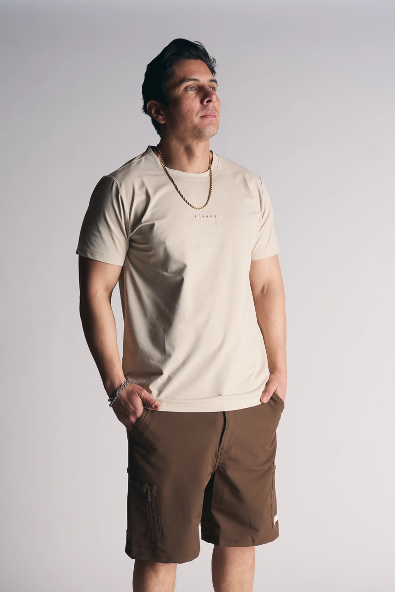 POLERA MC BASICA ESSENTIAL CAFE - 3
