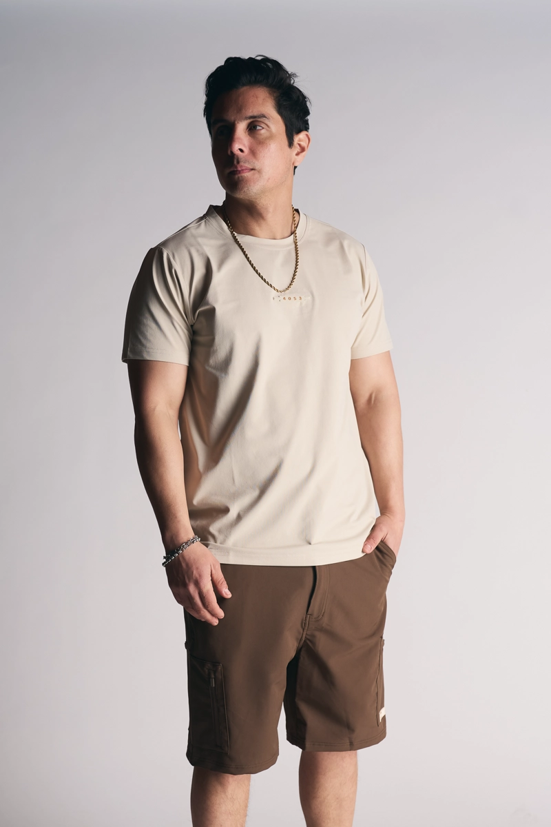 POLERA MC BASICA ESSENTIAL CAFE - 4