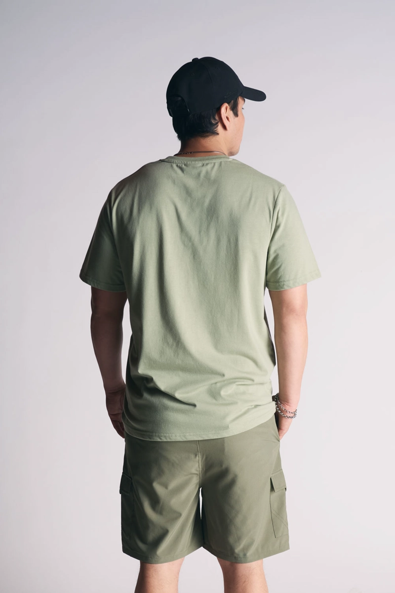 POLERA MC BASICA ESSENTIAL VERDE - 2