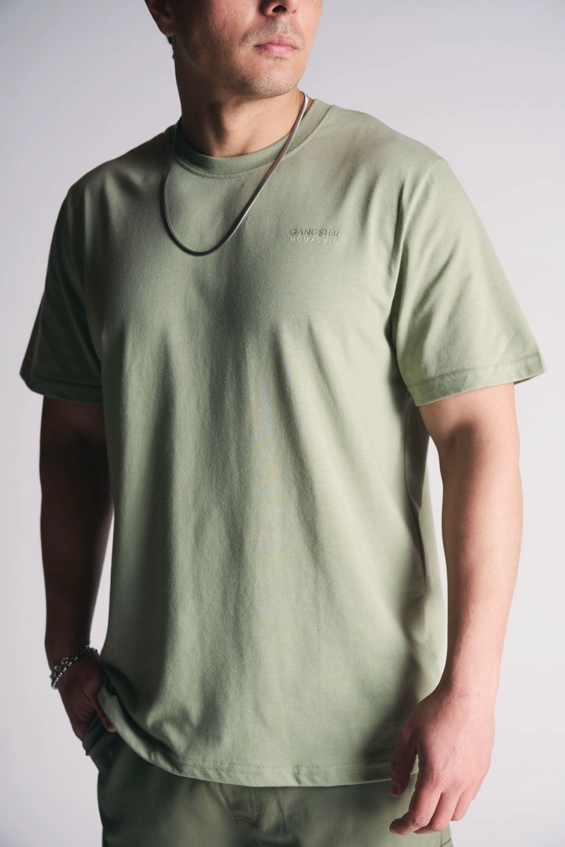 POLERA MC BASICA ESSENTIAL VERDE - 5