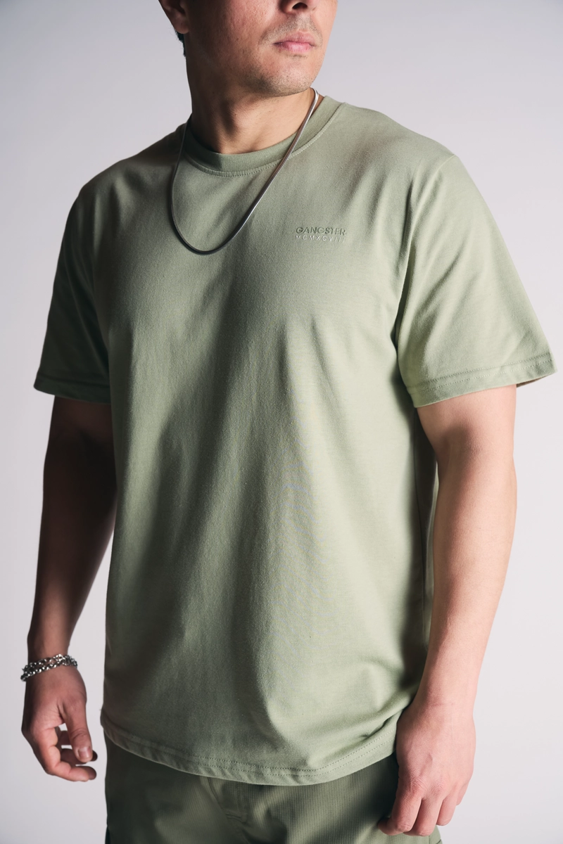 POLERA MC BASICA ESSENTIAL VERDE - 6