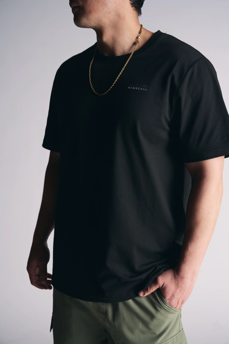 PLUS POLERA MC BASICA ESSENTIAL NEGRO - 6