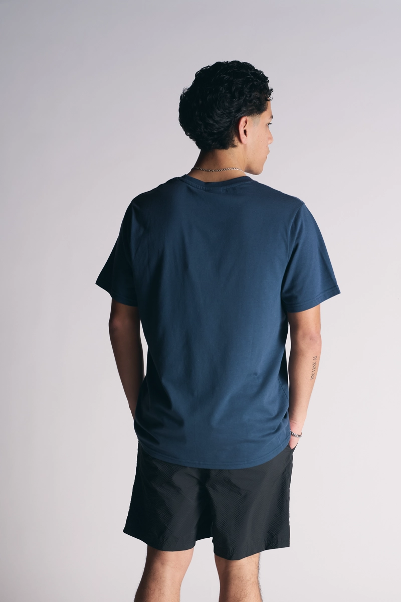 POLERA MC PRINT AZUL MARINO - 2