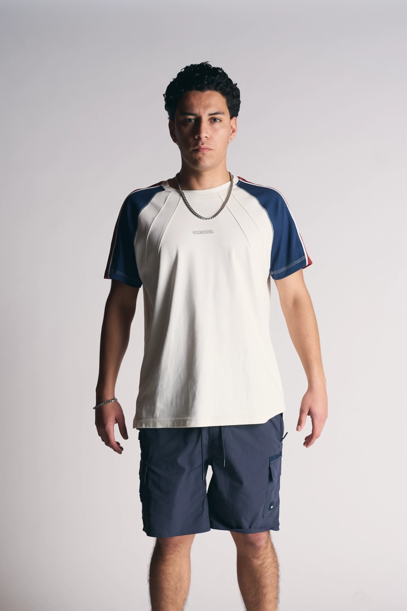 POLERA MC RAGLAN AZUL - 4