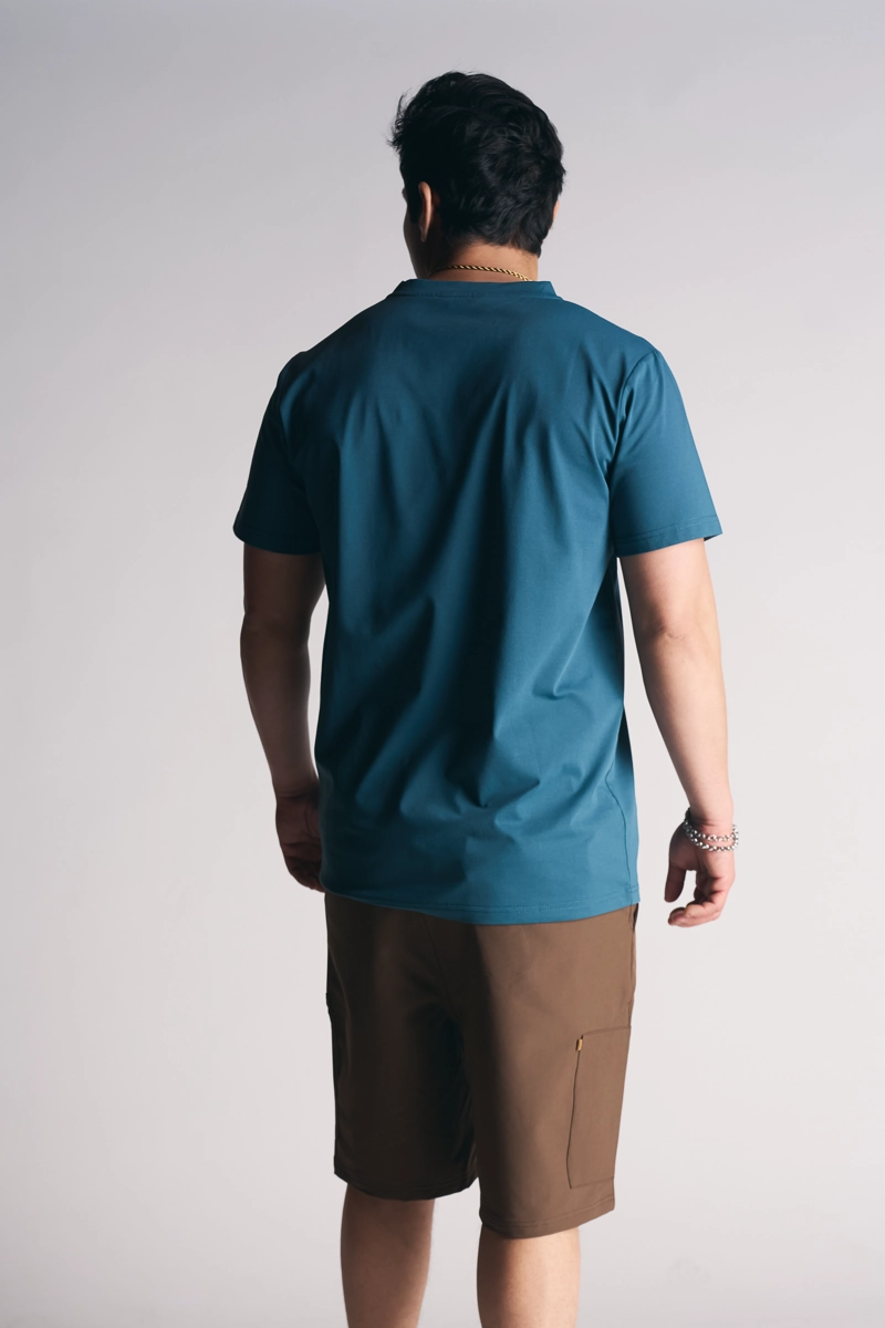 POLERA MC P LINE AZUL - 2