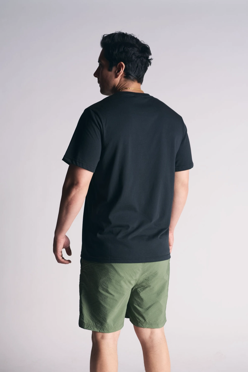 PLUS POLERA MC PRINT NEGRO - 2