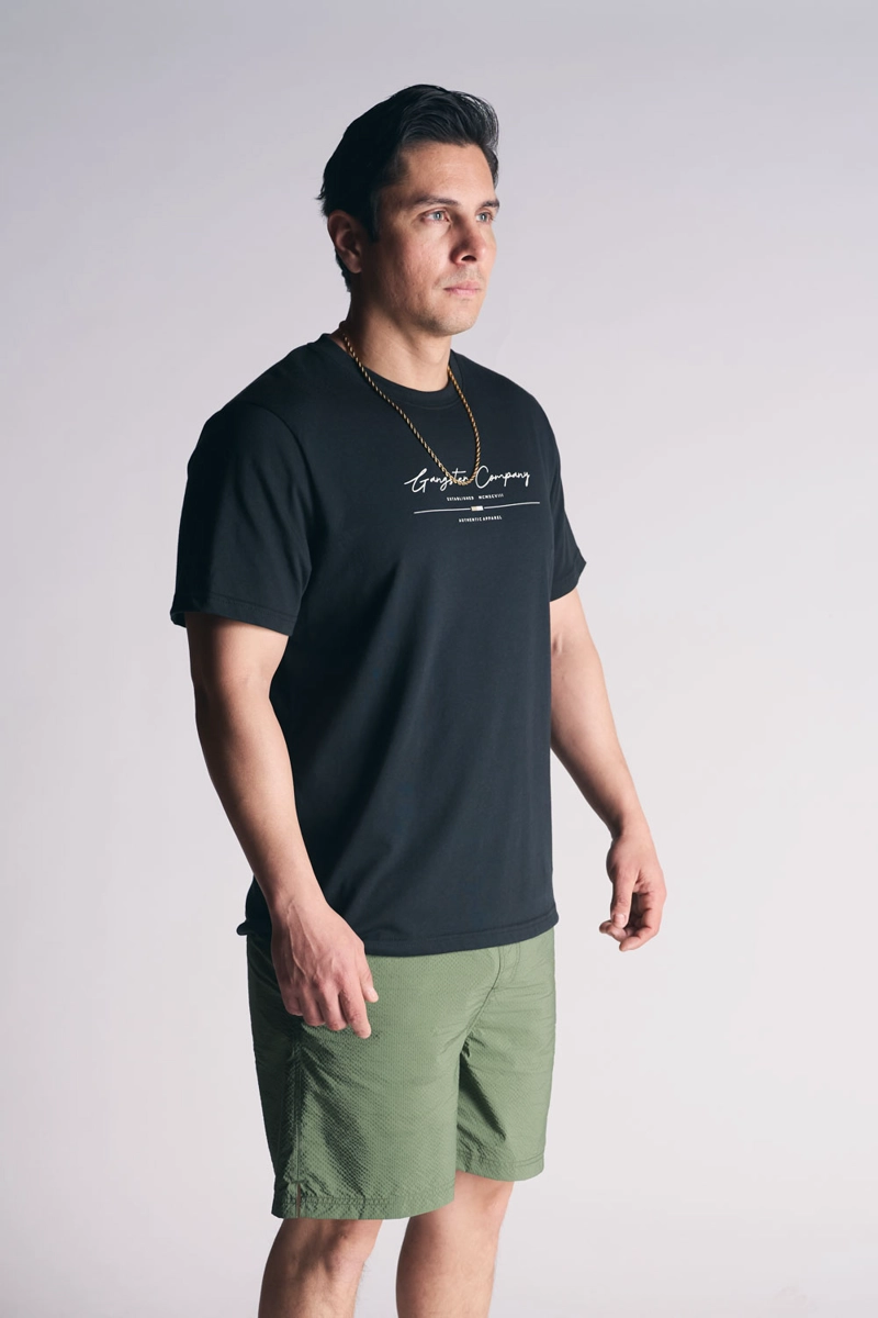 PLUS POLERA MC PRINT NEGRO - 4
