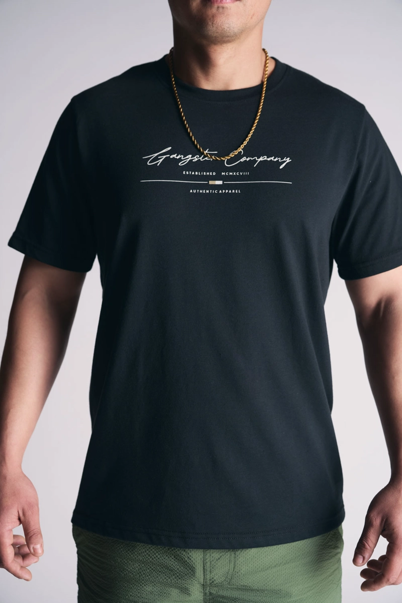 PLUS POLERA MC PRINT NEGRO - 5