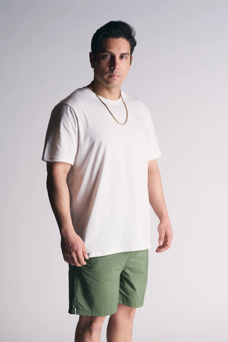 PLUS POLERA MC BASICA ESSENTIAL BLANCO - 1