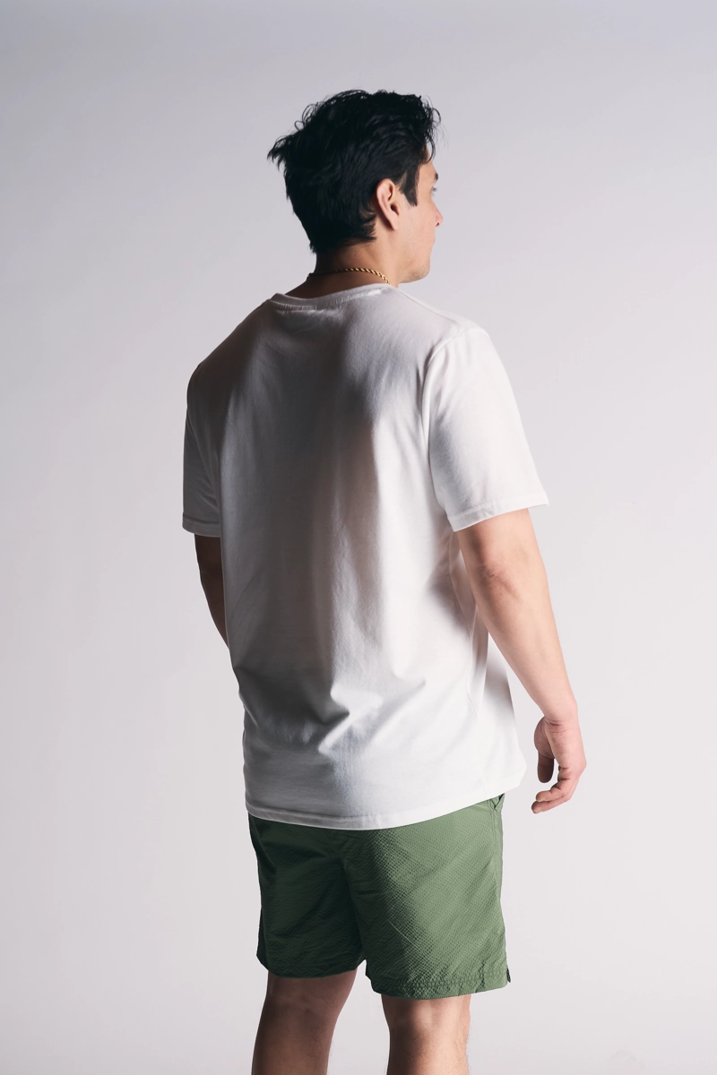 PLUS POLERA MC BASICA ESSENTIAL BLANCO - 5