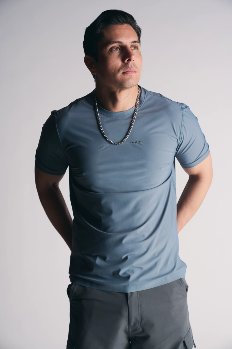 POLERA MC DRY AZUL - 1