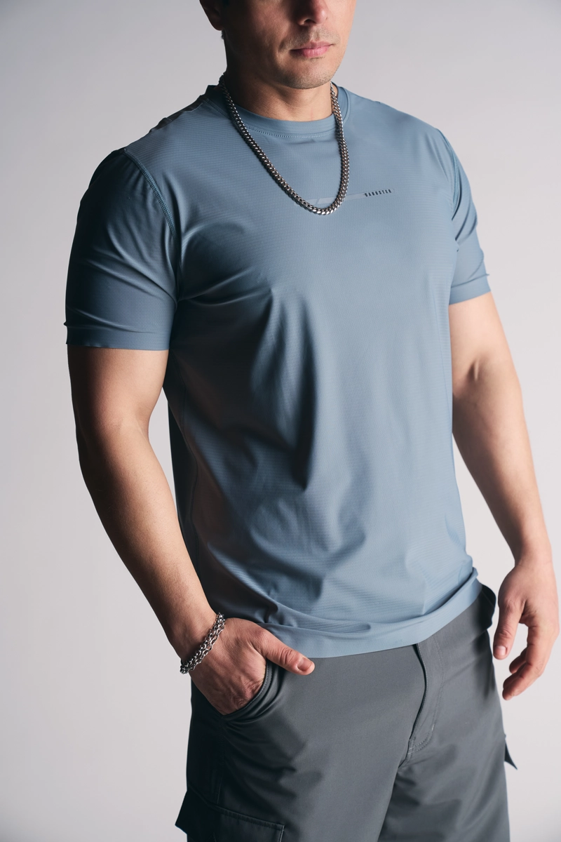 POLERA MC DRY AZUL - 3