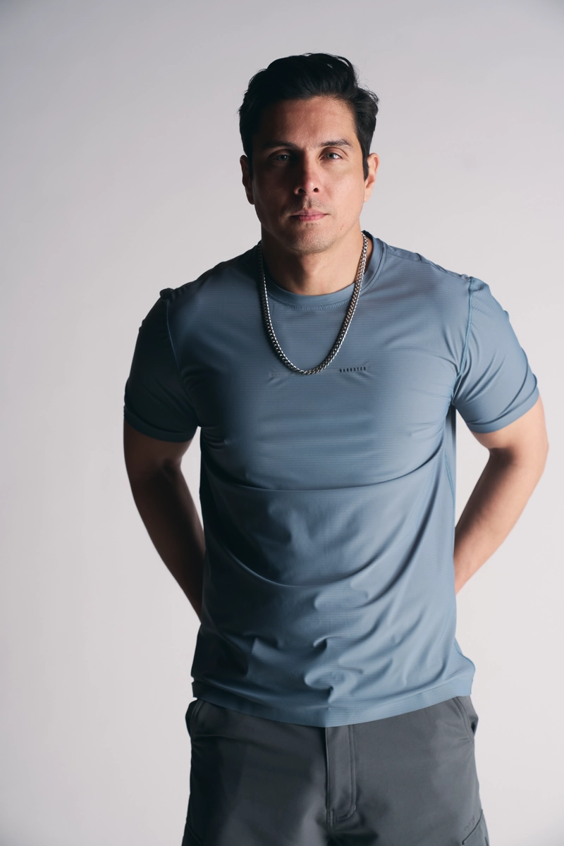 POLERA MC DRY AZUL - 5