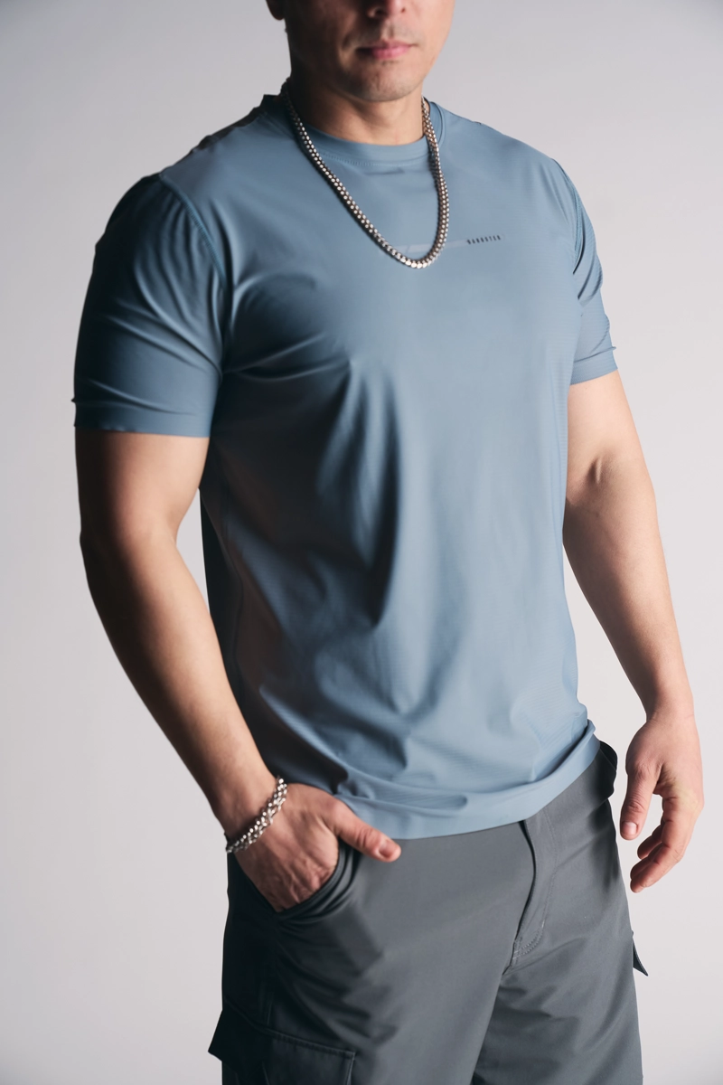 POLERA MC DRY AZUL - 6