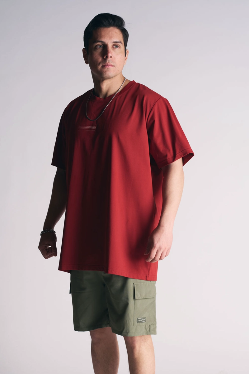PLUS POLERA MC P TATTOO ROJO - 1