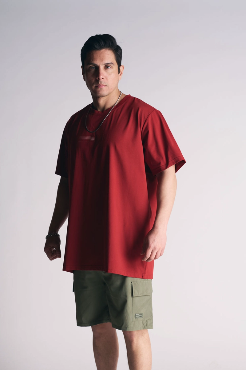 PLUS POLERA MC P TATTOO ROJO - 3