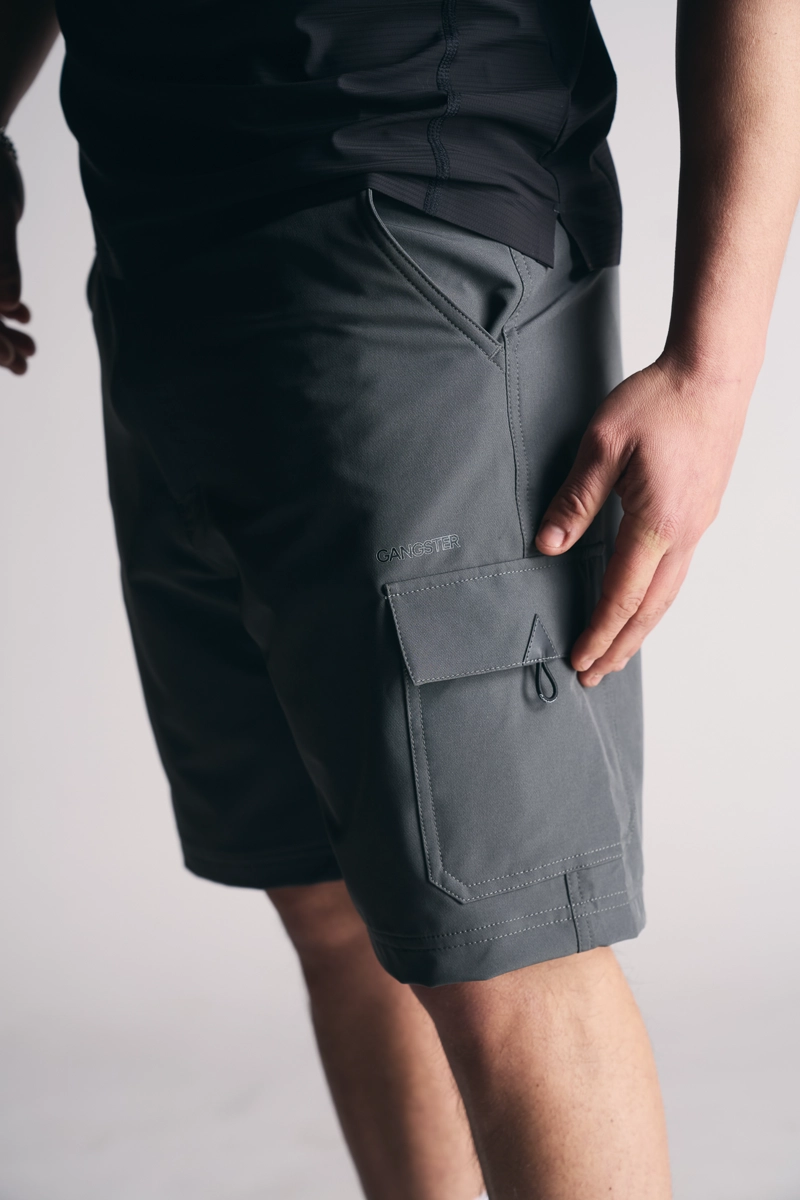 BERMUDA SUPER ELASTIC CARGO OUTDOOR GRIS - 1
